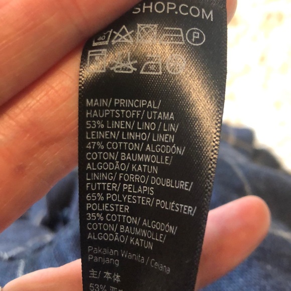 SOLD Topshop Super Highrise Paper Bag Trousers - Picture 11 of 12